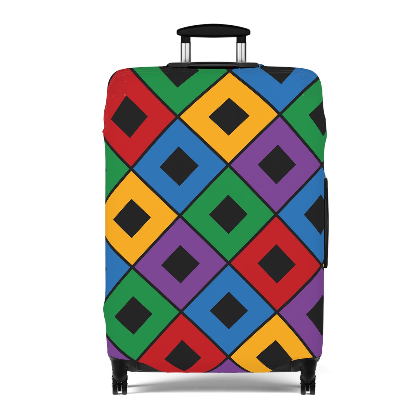 Connor Bright Squares Luggage Cover