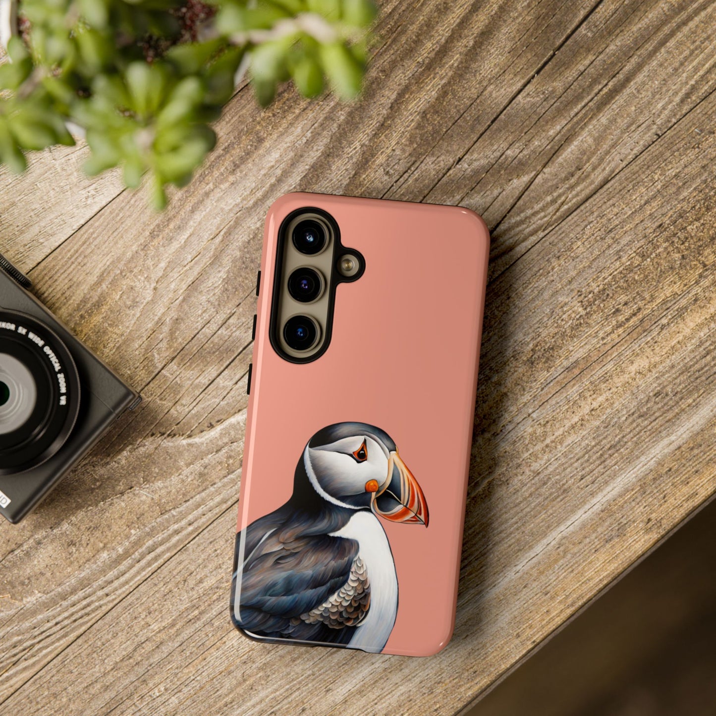 Puffin Wildlife iPhone Samsung Galaxy Google Pixel Tough Cases