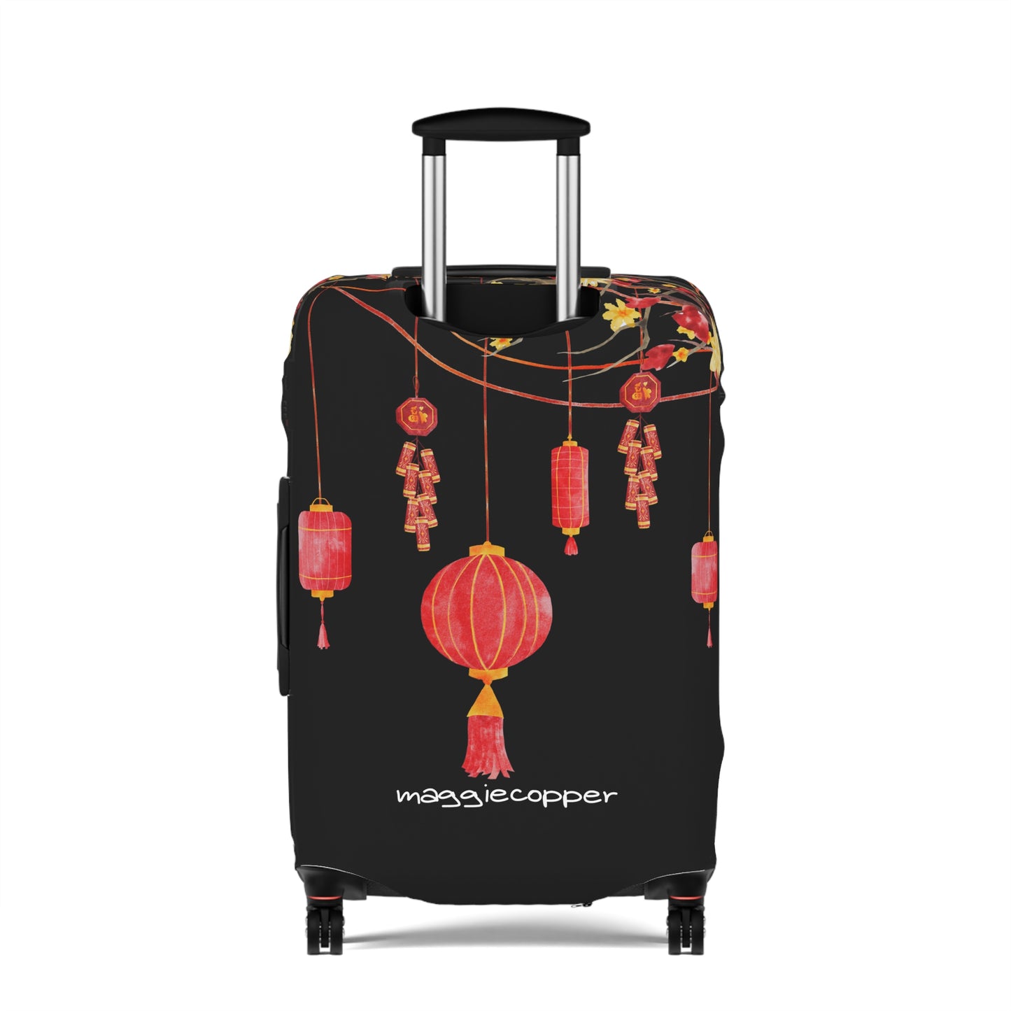 Chinese Paper Lanterns Luggage Cover