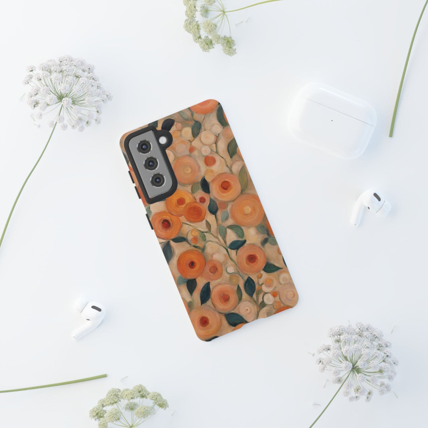 Citrus Floral iPhone Samsung Galaxy Google Pixel Tough Cases