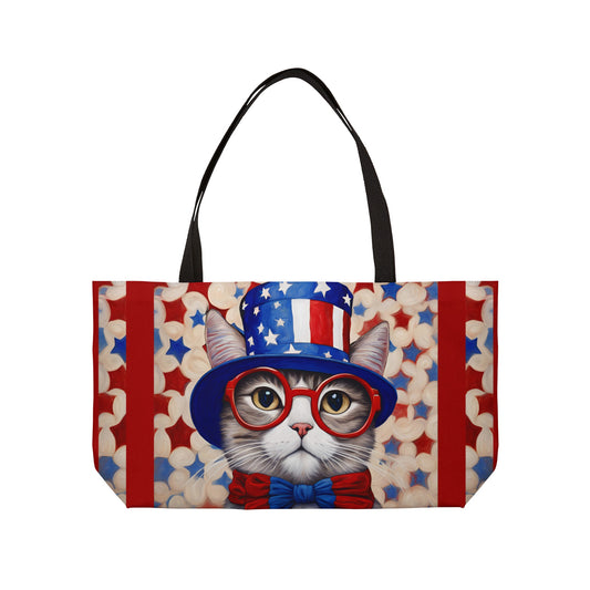 Liberty Cat Weekender Tote Bag