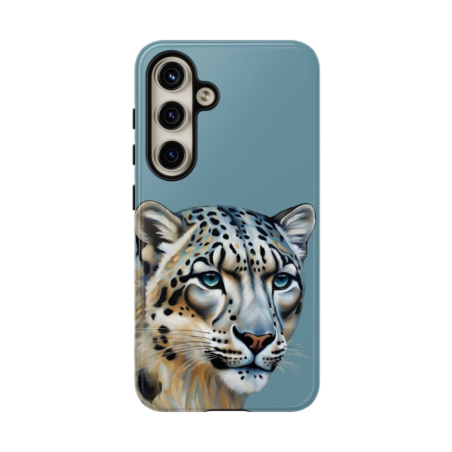 Snow Leopard iPhone Samsung Galaxy Google Pixel Tough Cases