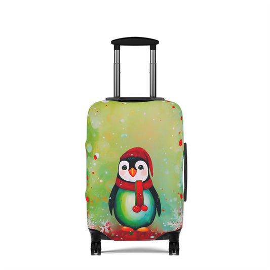 Holiday Penguin Luggage Cover