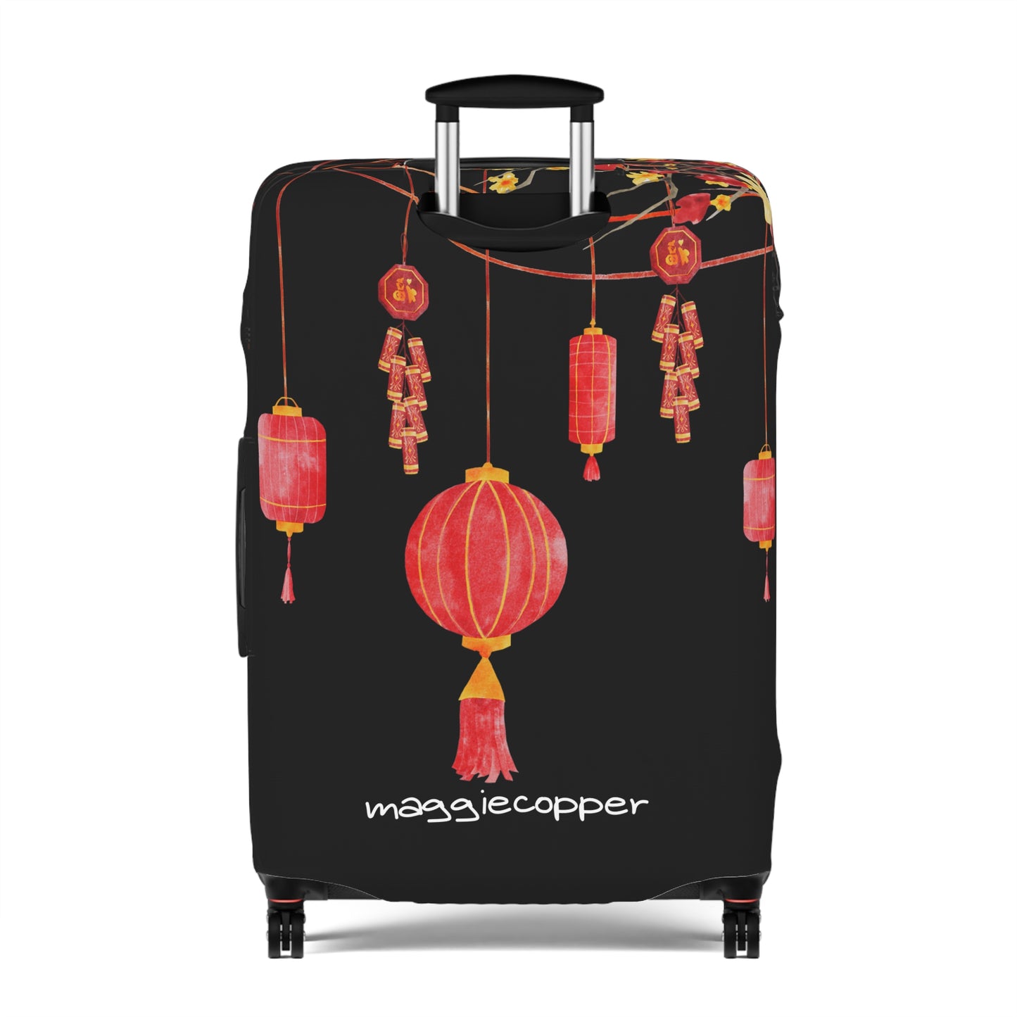 Chinese Paper Lanterns Luggage Cover