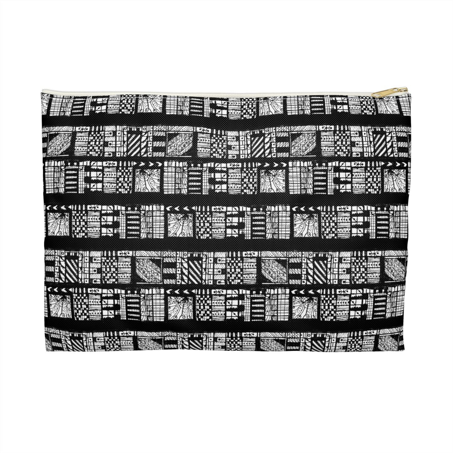 Tribal Black & White Accessory Pouch