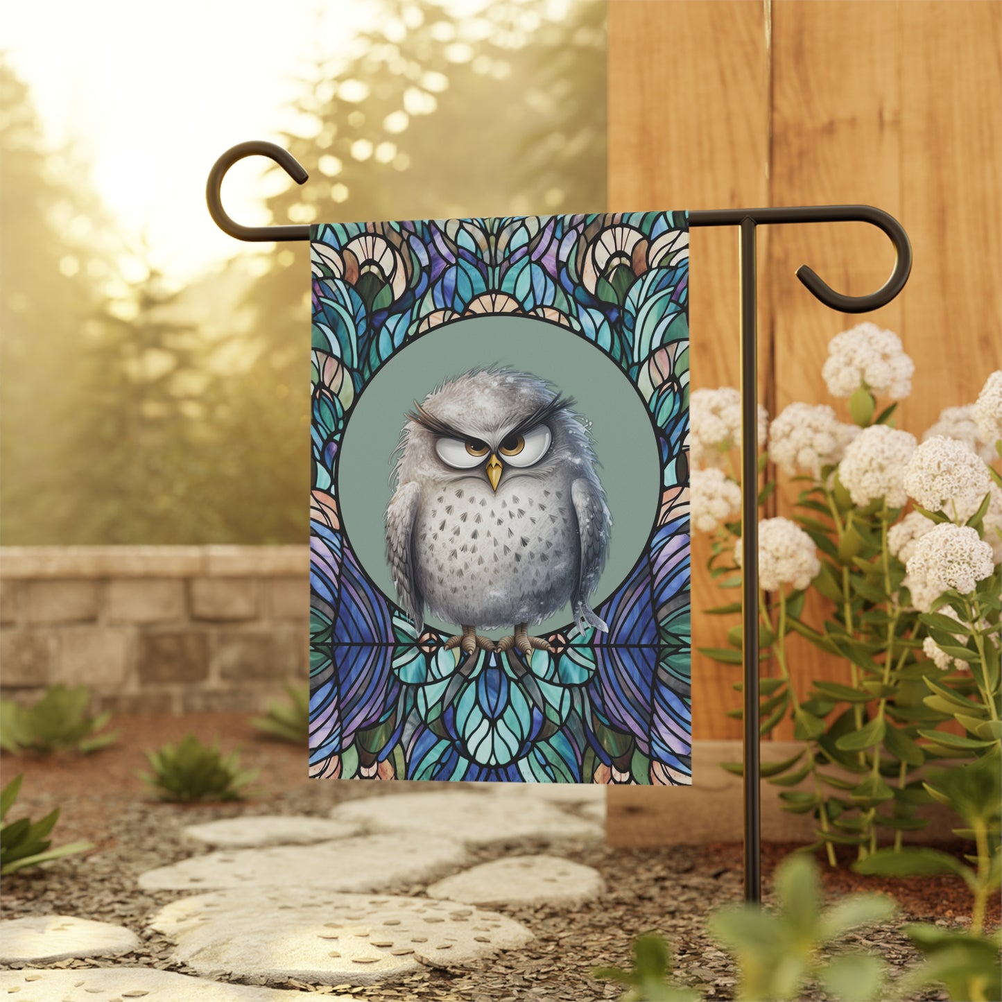 Mister Owl 2-Sided Decorative Garden & House Flag/Banner