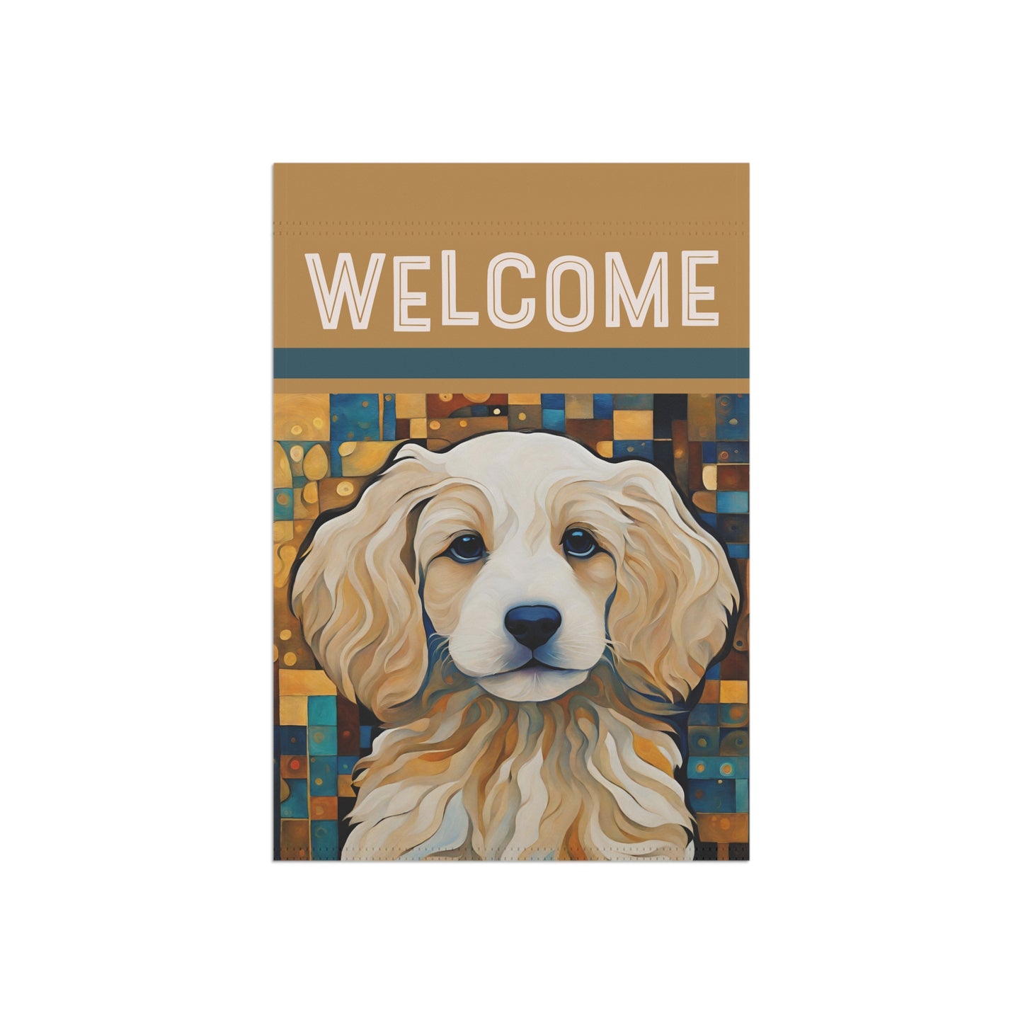 Billie Welcome 2-Sided Garden & House Flag/Banner