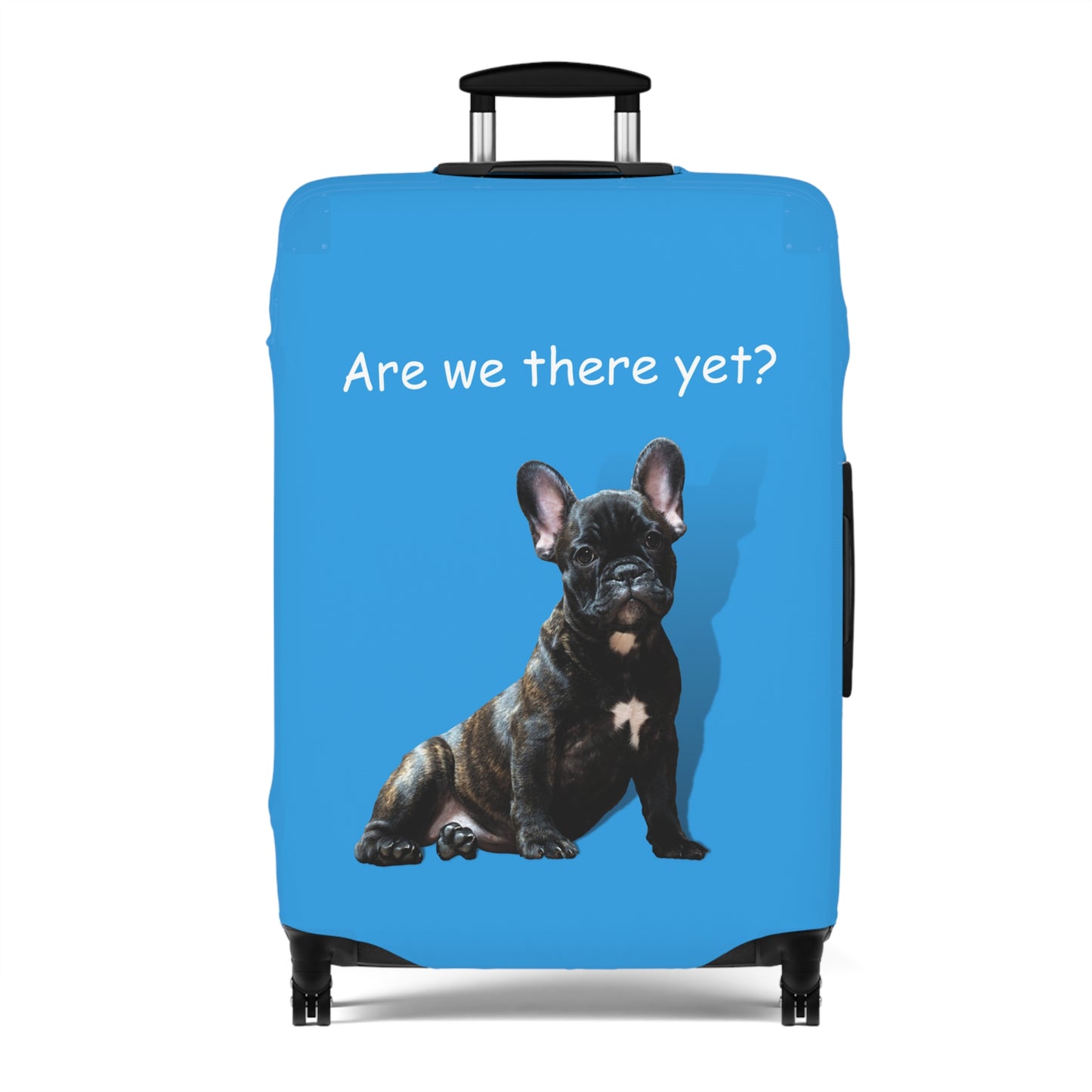 Boston Terrier Are We There Yet? Luggage Cover