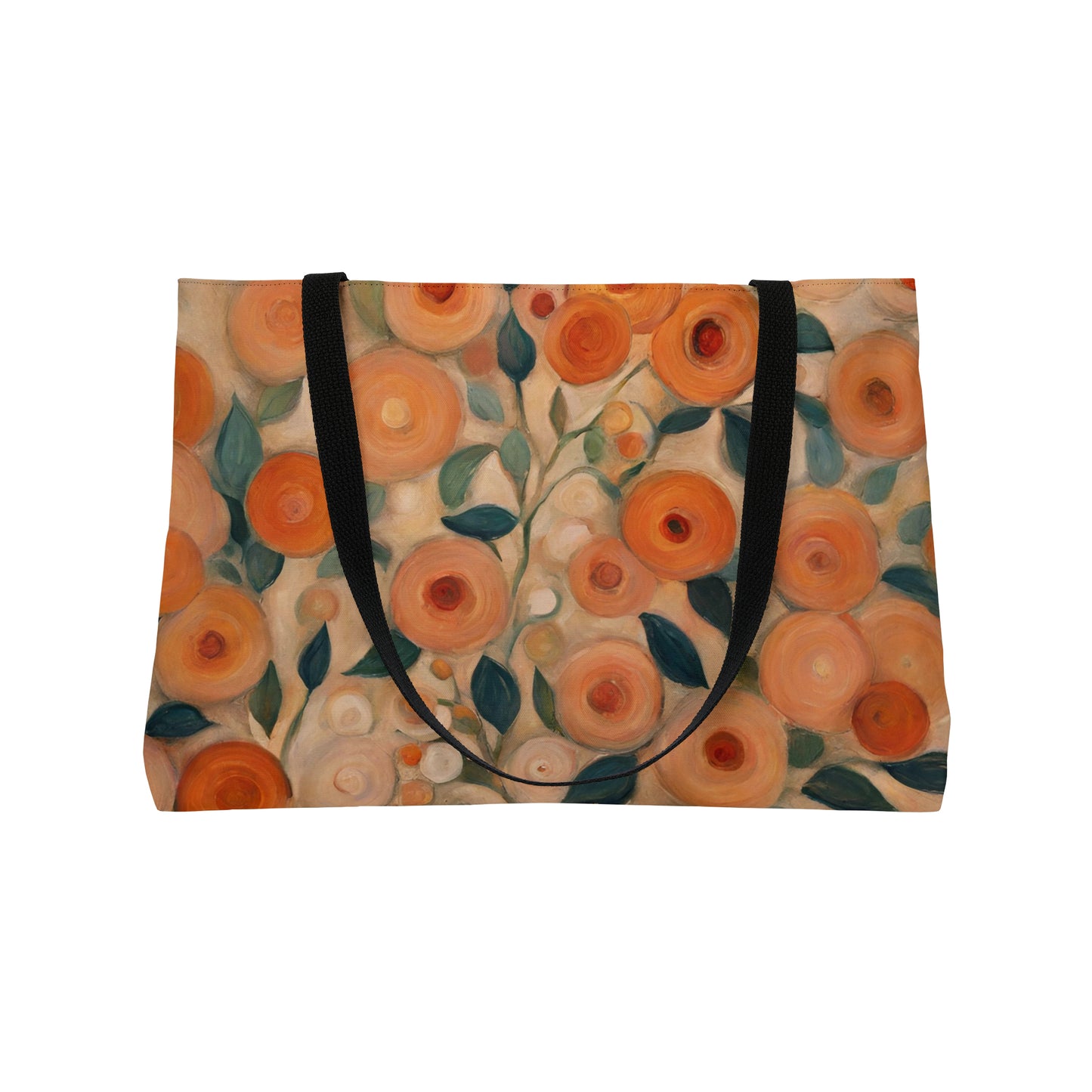 Citrus Floral Weekender Tote Bag