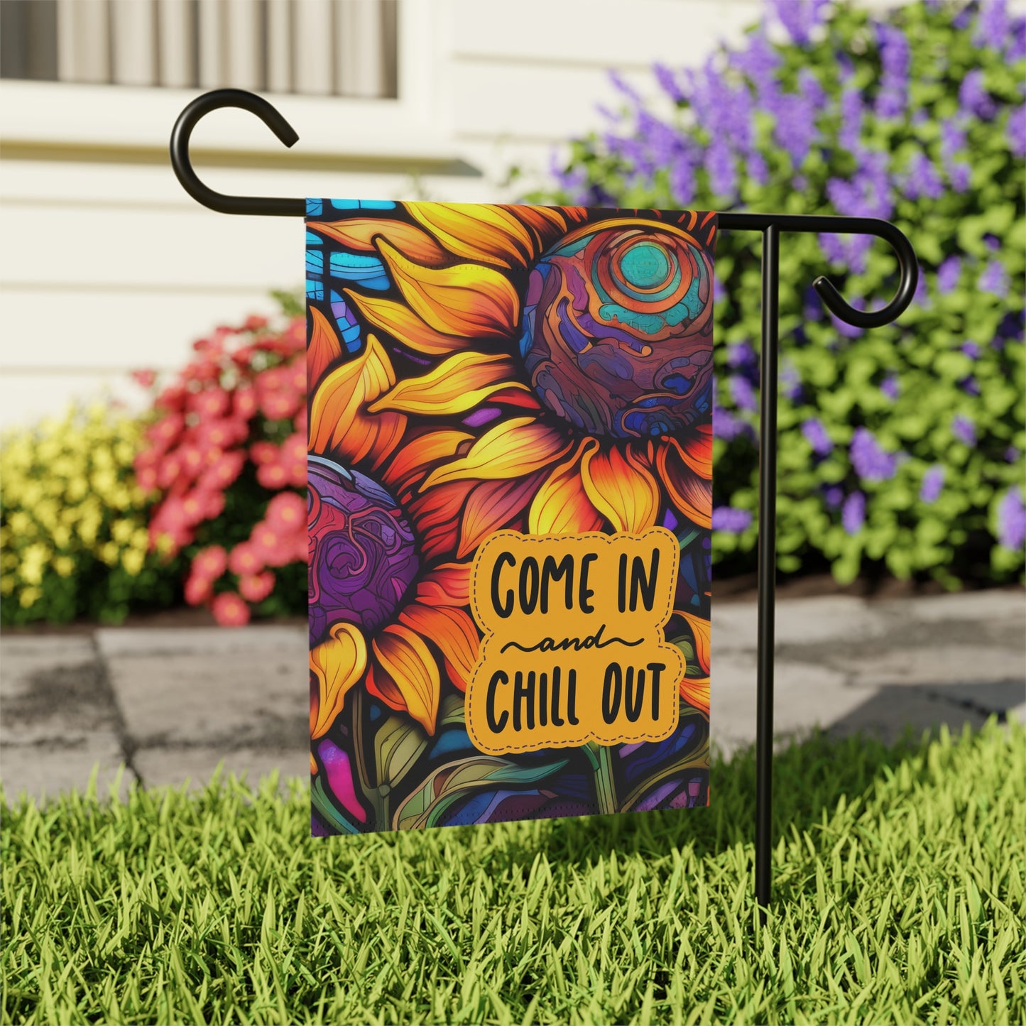 Come In & Chill Out 2-Sided Garden & House Flag/Banner