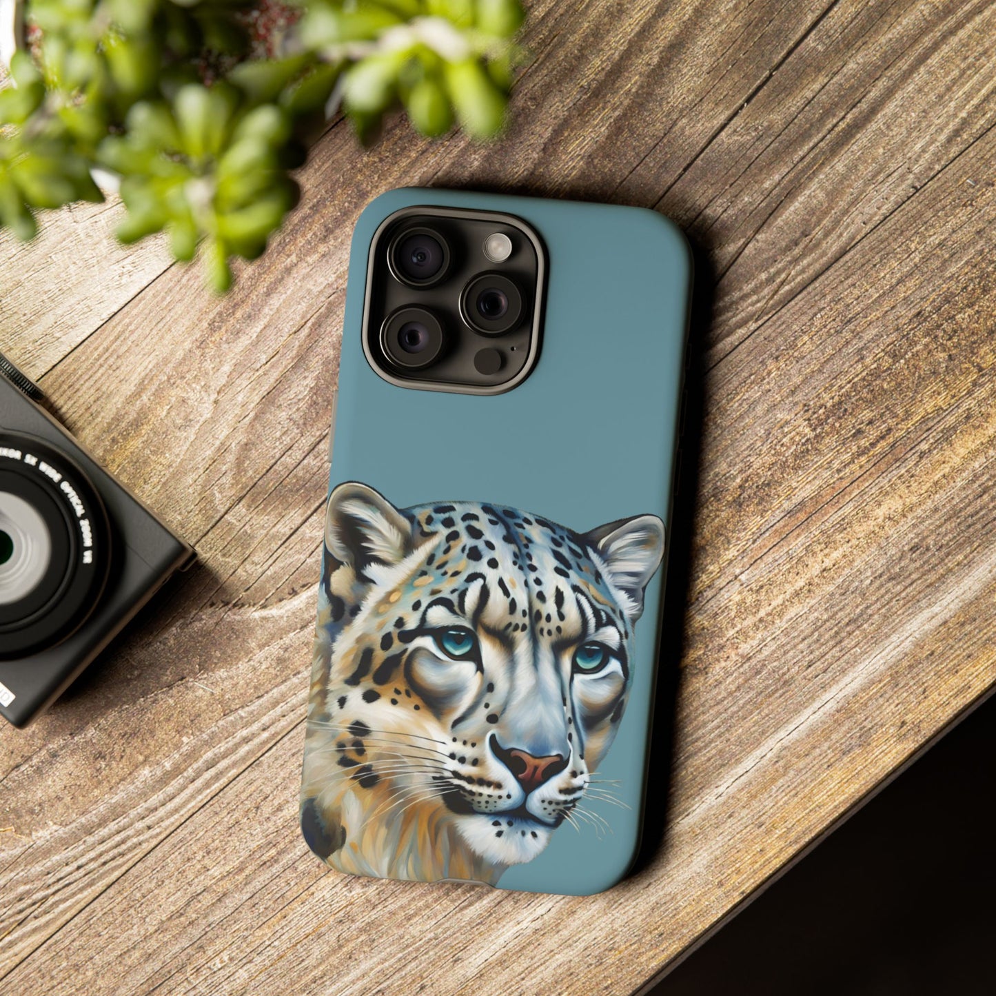 Snow Leopard iPhone Samsung Galaxy Google Pixel Tough Cases