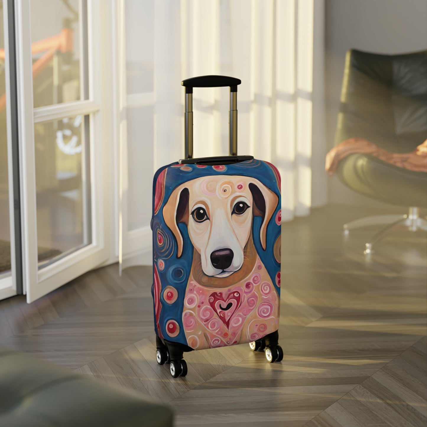 Love to Travel Luggage Cover ONLY