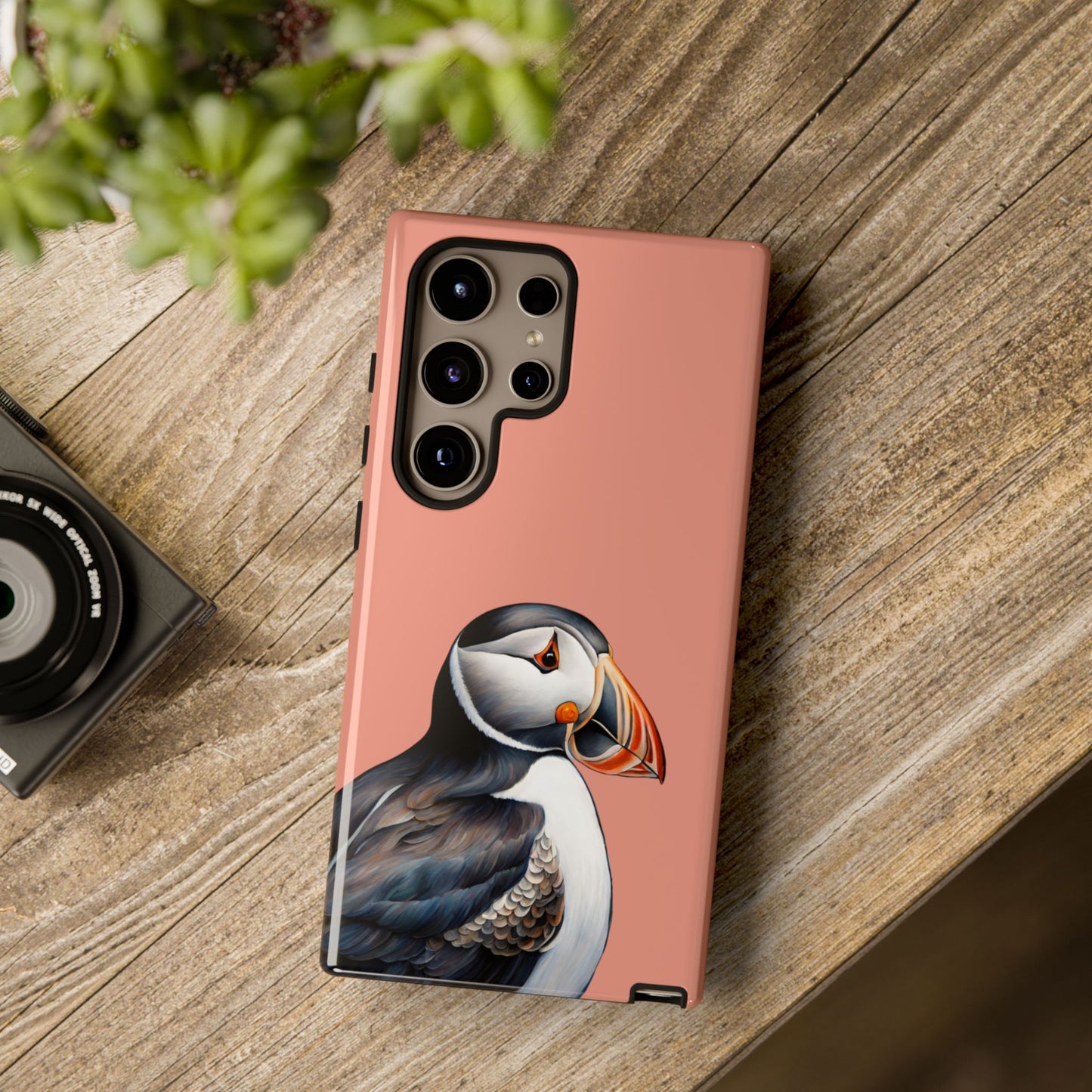 Puffin Wildlife iPhone Samsung Galaxy Google Pixel Tough Cases