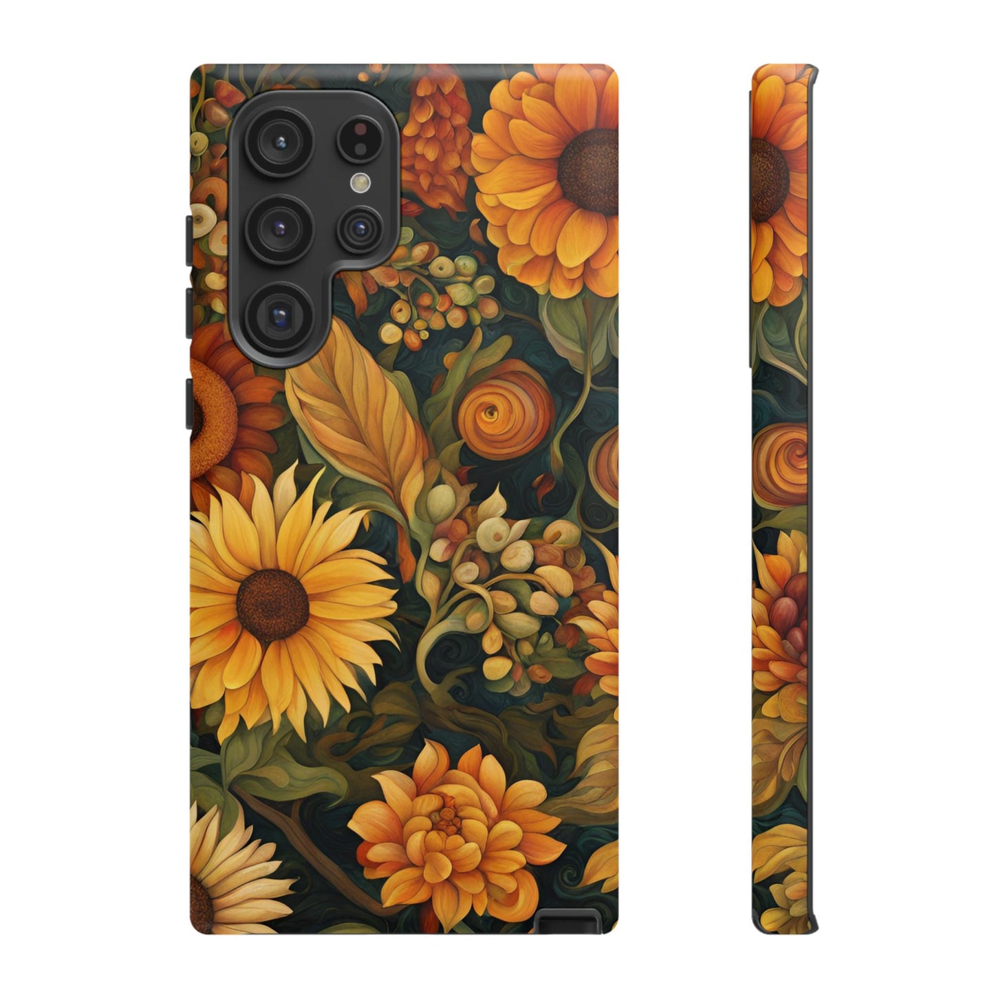 Autumn Flowers iPhone Samsung Galaxy Google Pixel Tough Cases