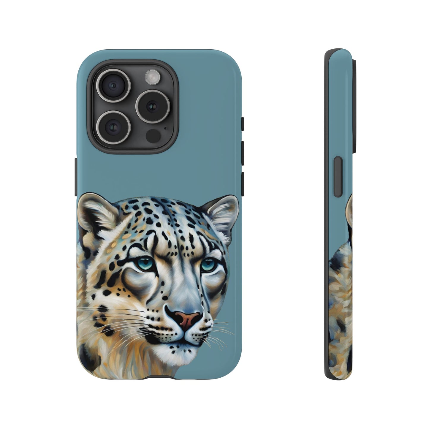 Snow Leopard iPhone Samsung Galaxy Google Pixel Tough Cases