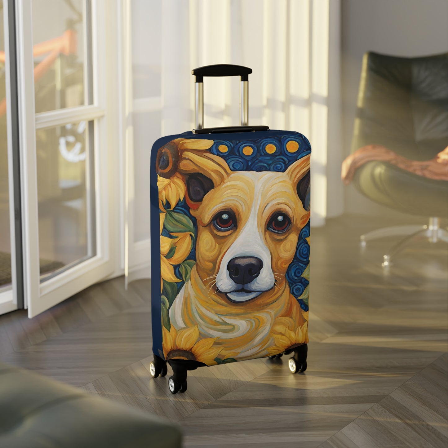 Sunflower Sam Luggage Cover ONLY