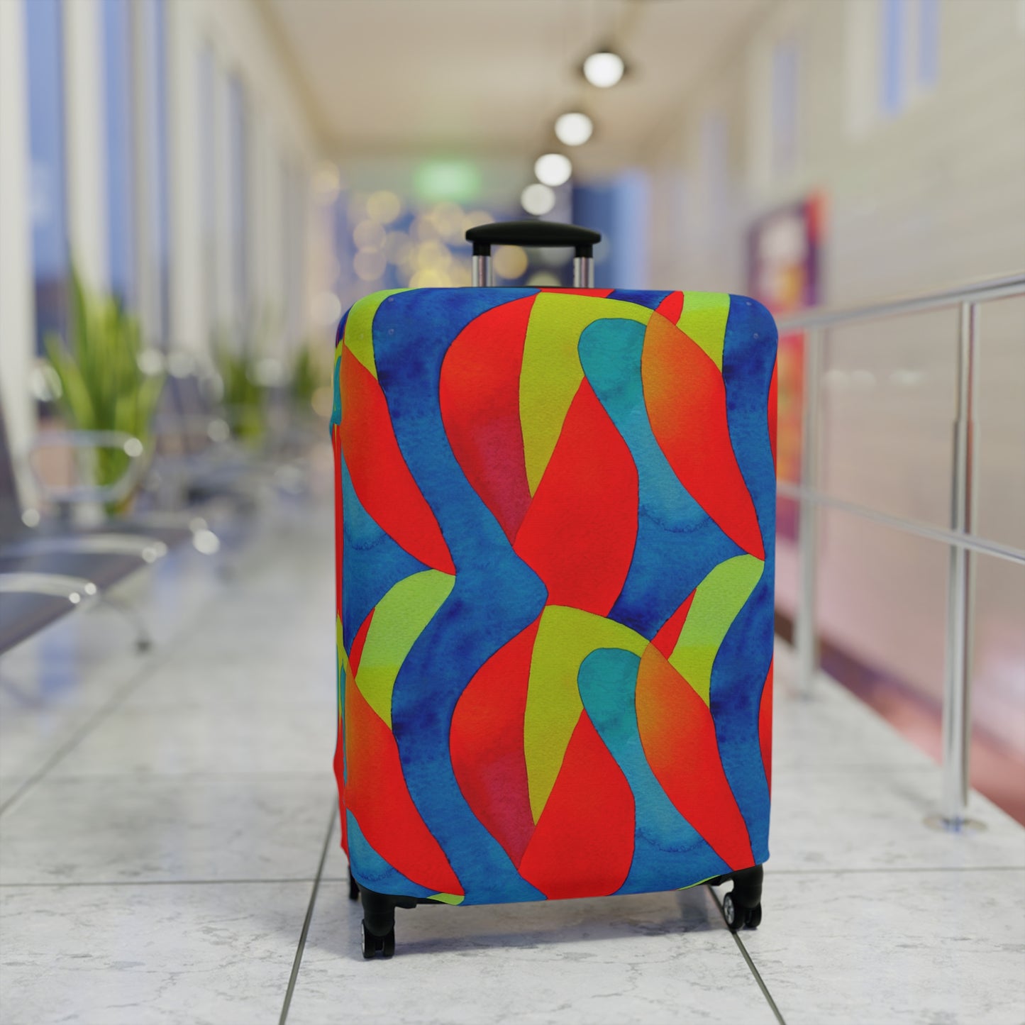 Obvious Bright Abstract Luggage Cover