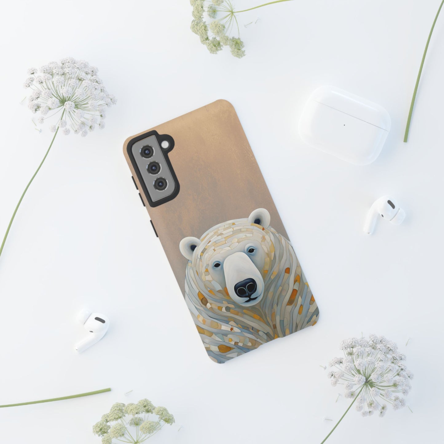 Polar Bear Wildlife iPhone Samsung Galaxy Google Pixel Tough Cases