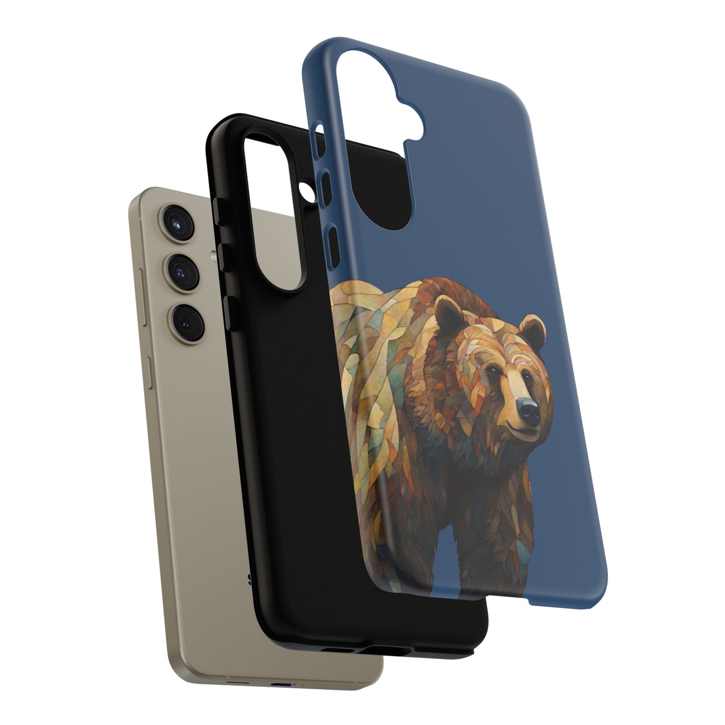 Grizzly Wildlife iPhone Samsung Galaxy Google Pixel Tough Cases