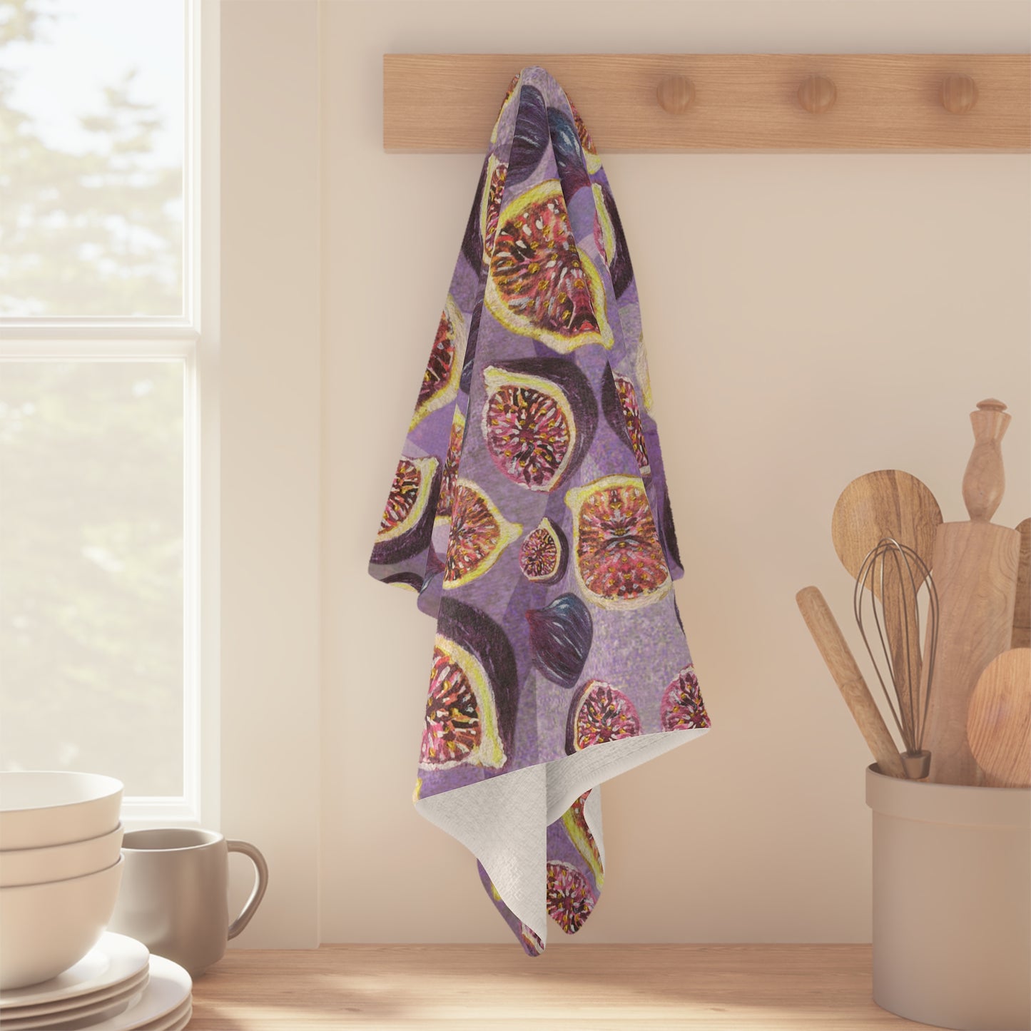 Getting Figgy With It Microfiber Tea Towel