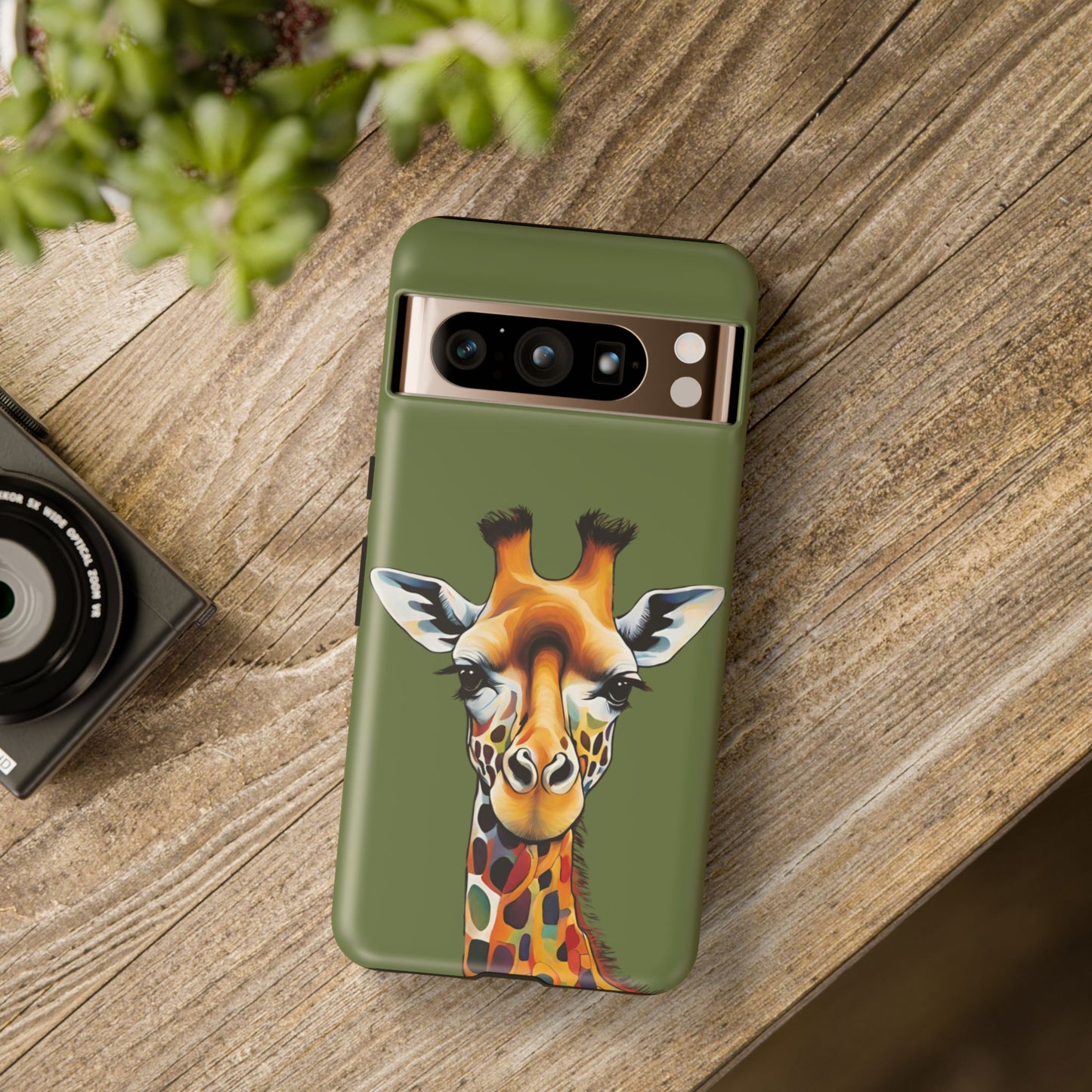 Giraffe Wildlife iPhone Samsung Galaxy Google Pixel Tough Cases