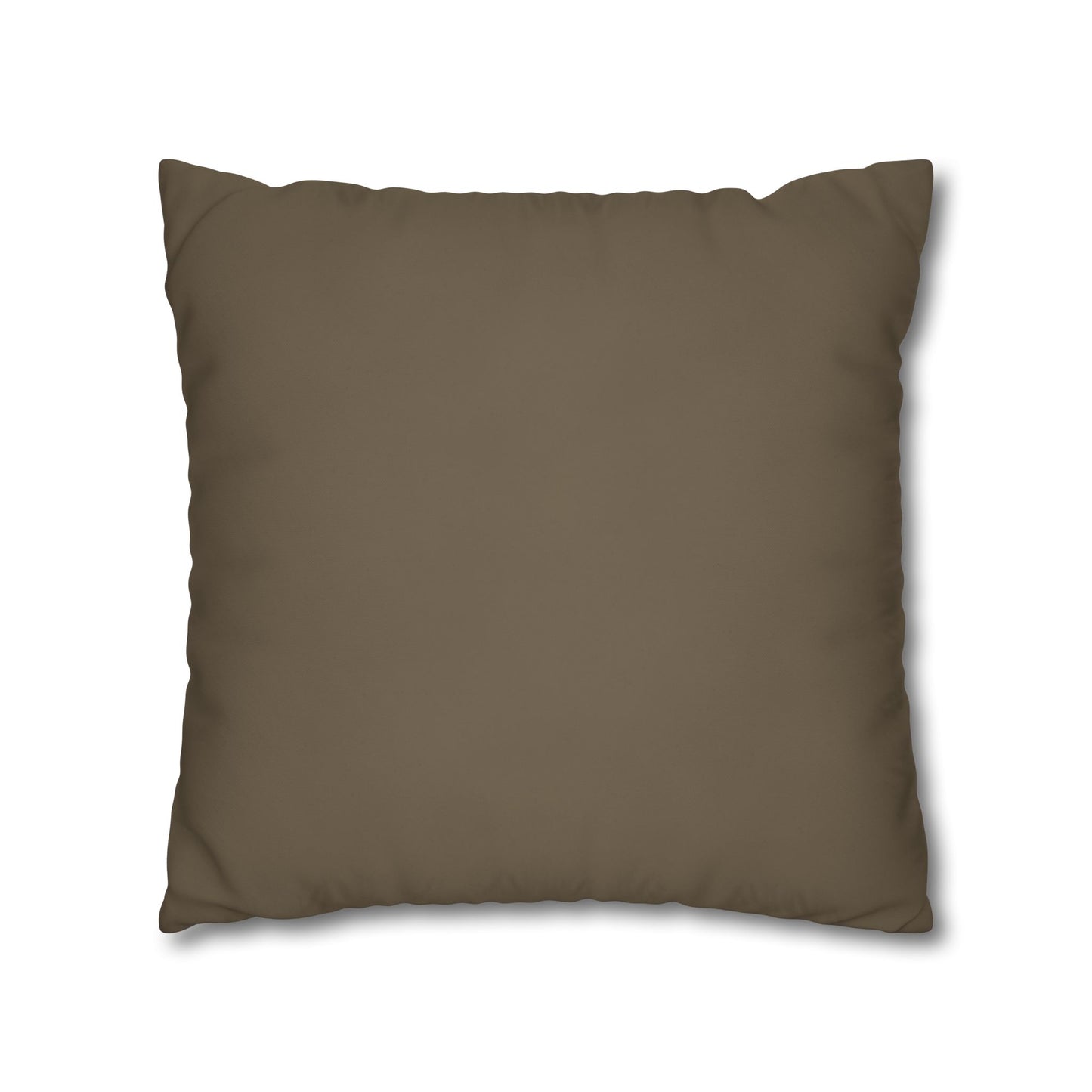 Christmas in the Forest Square Poly Canvas Pillowcase