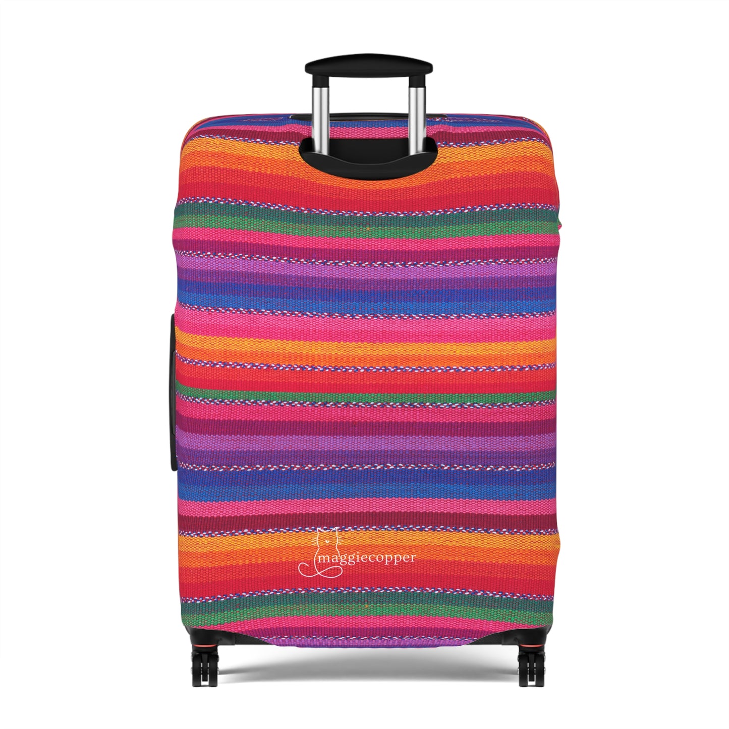 Vibrant Stripe Luggage Cover