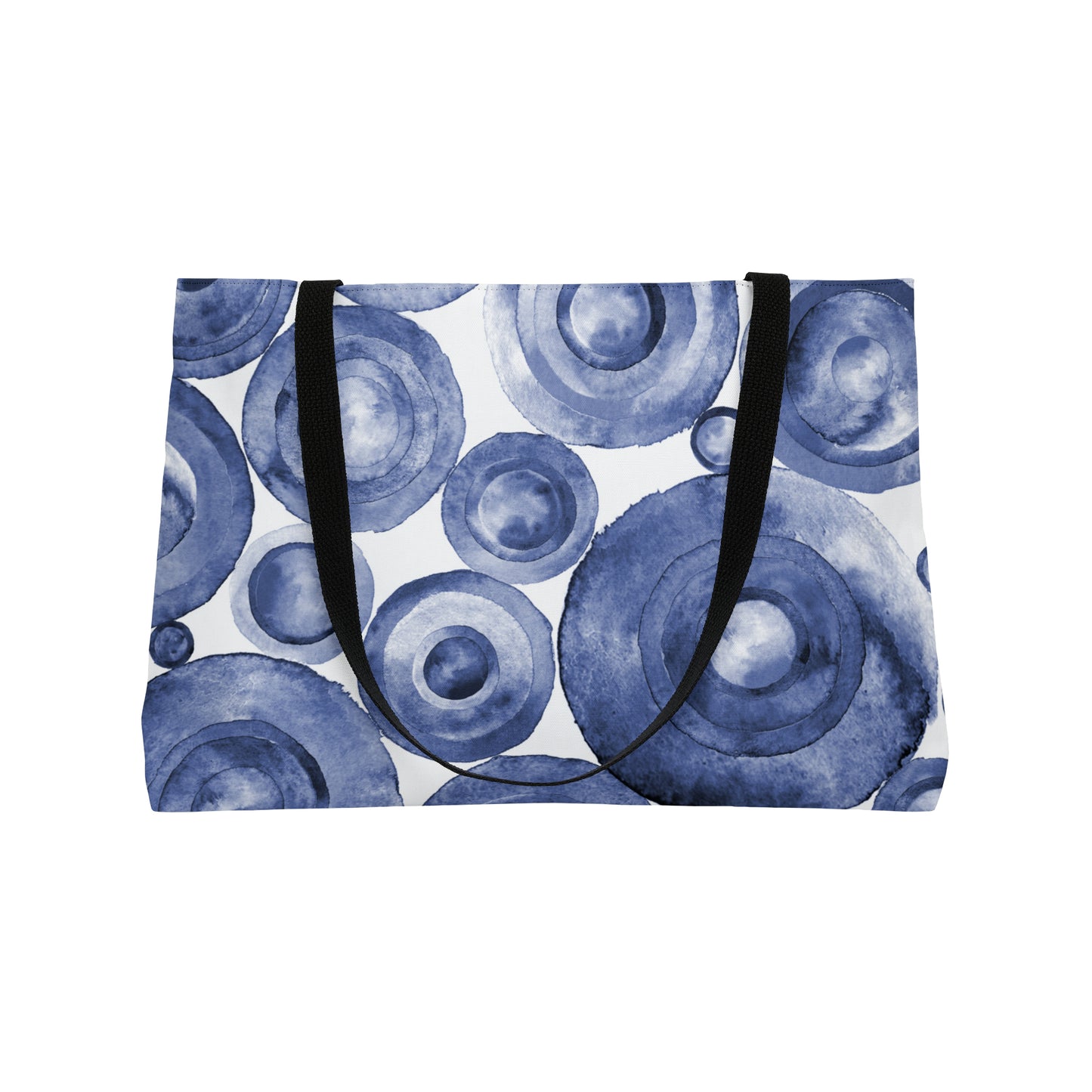 Indigo Swirls Weekender Tote Bag