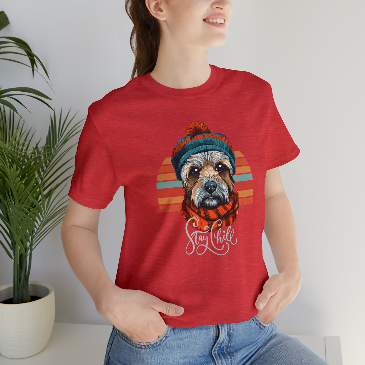 Stay Chill Cairn Terrier Unisex Jersey Short Sleeve Tee