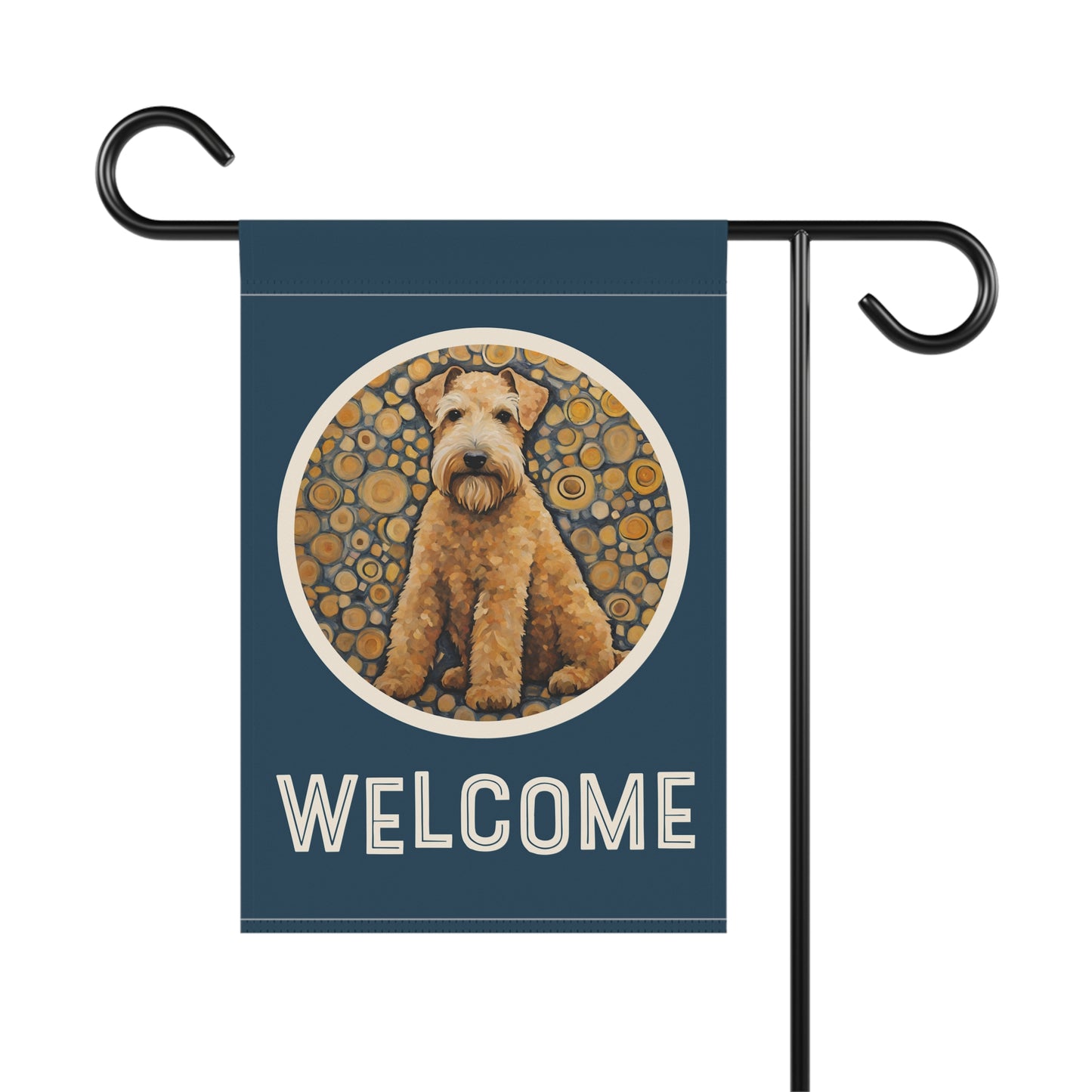 Lakeland Terrier Welcome 2-Sided Garden & House Flag/Banner