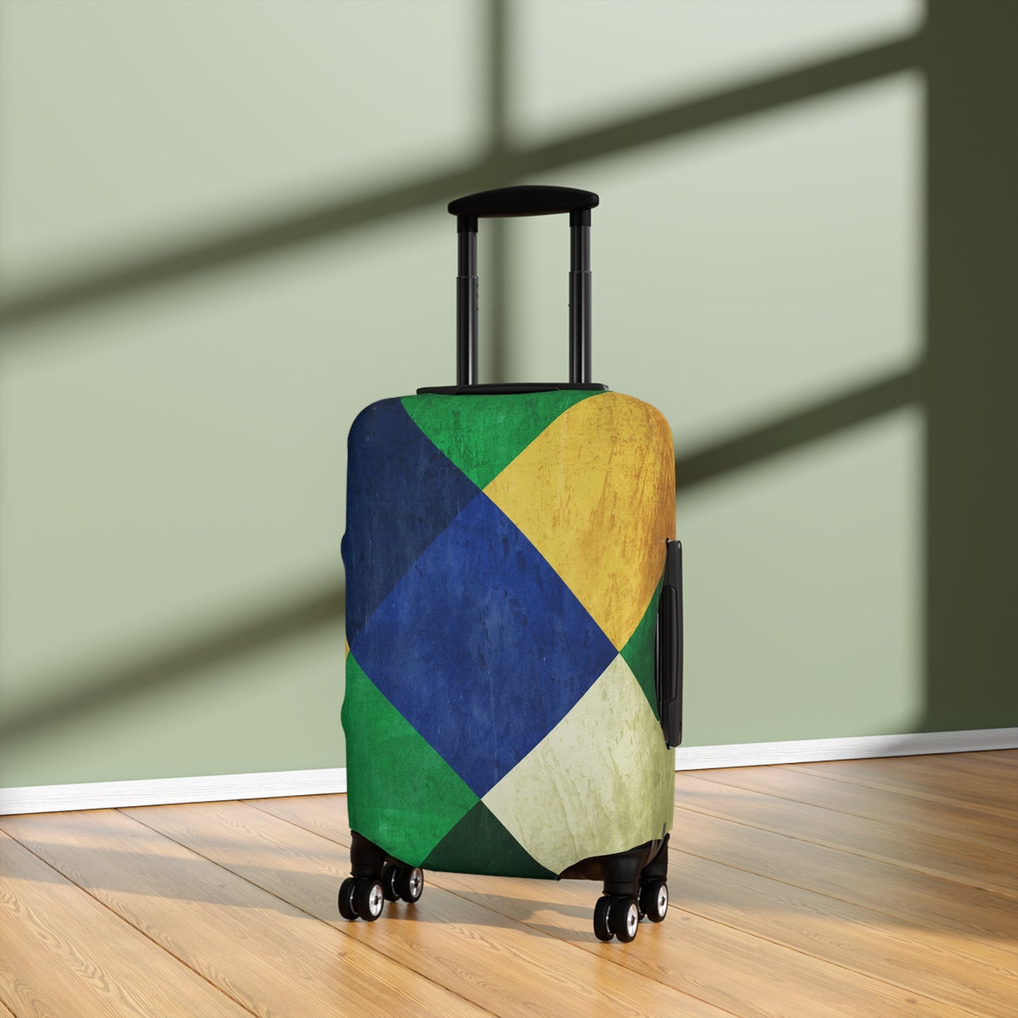 Brasil Plaid Luggage Cover