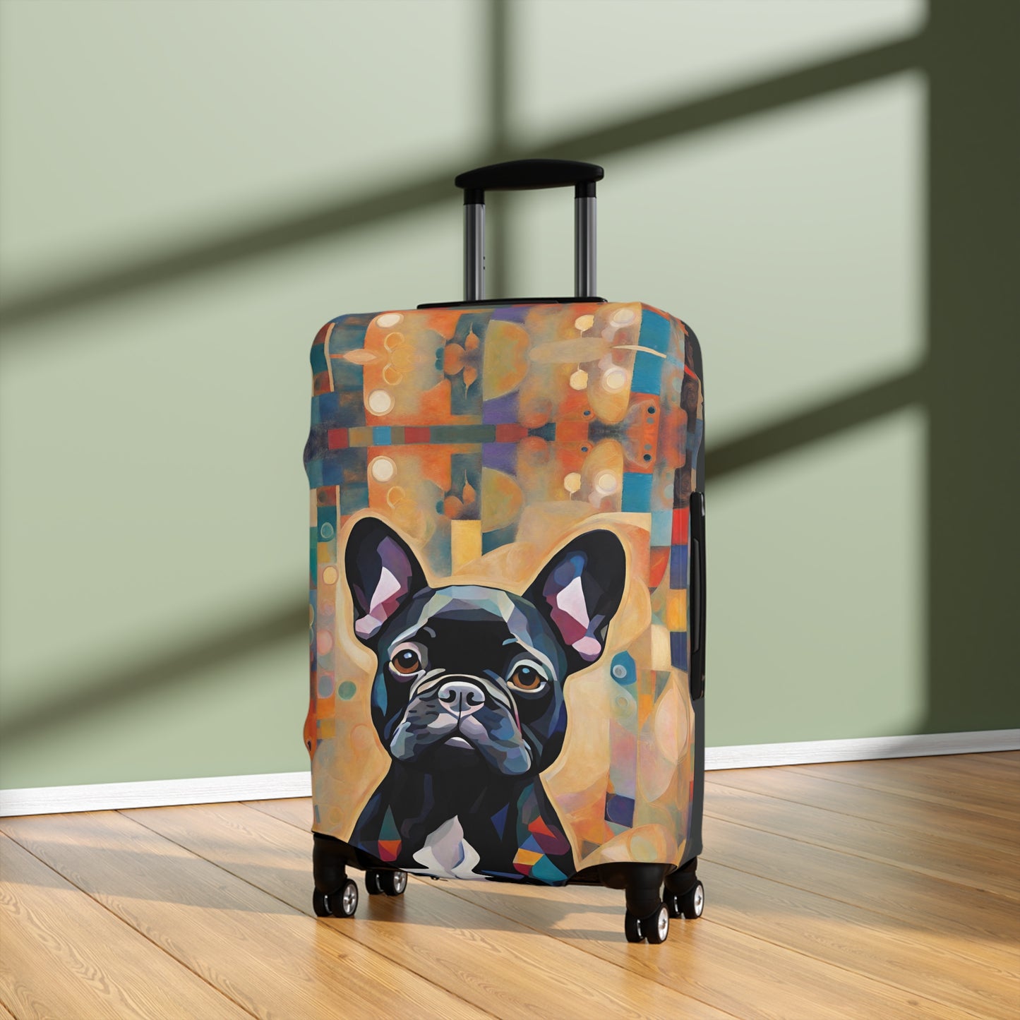 Funky French Bulldog Luggage Cover