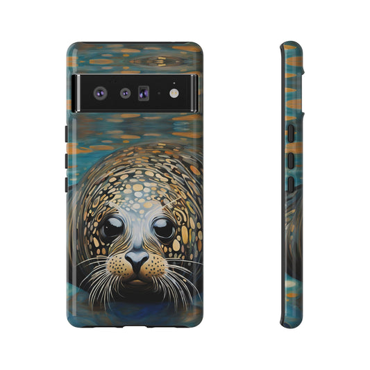 Harbor Seal Wildlife iPhone Samsung Galaxy Google Pixel Tough Cases