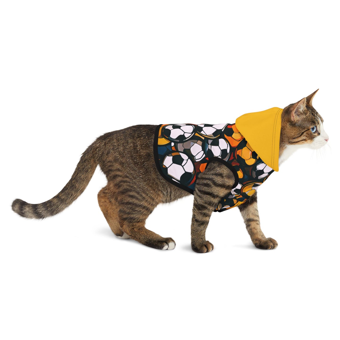 Soccer Abstract Pet Hoodie