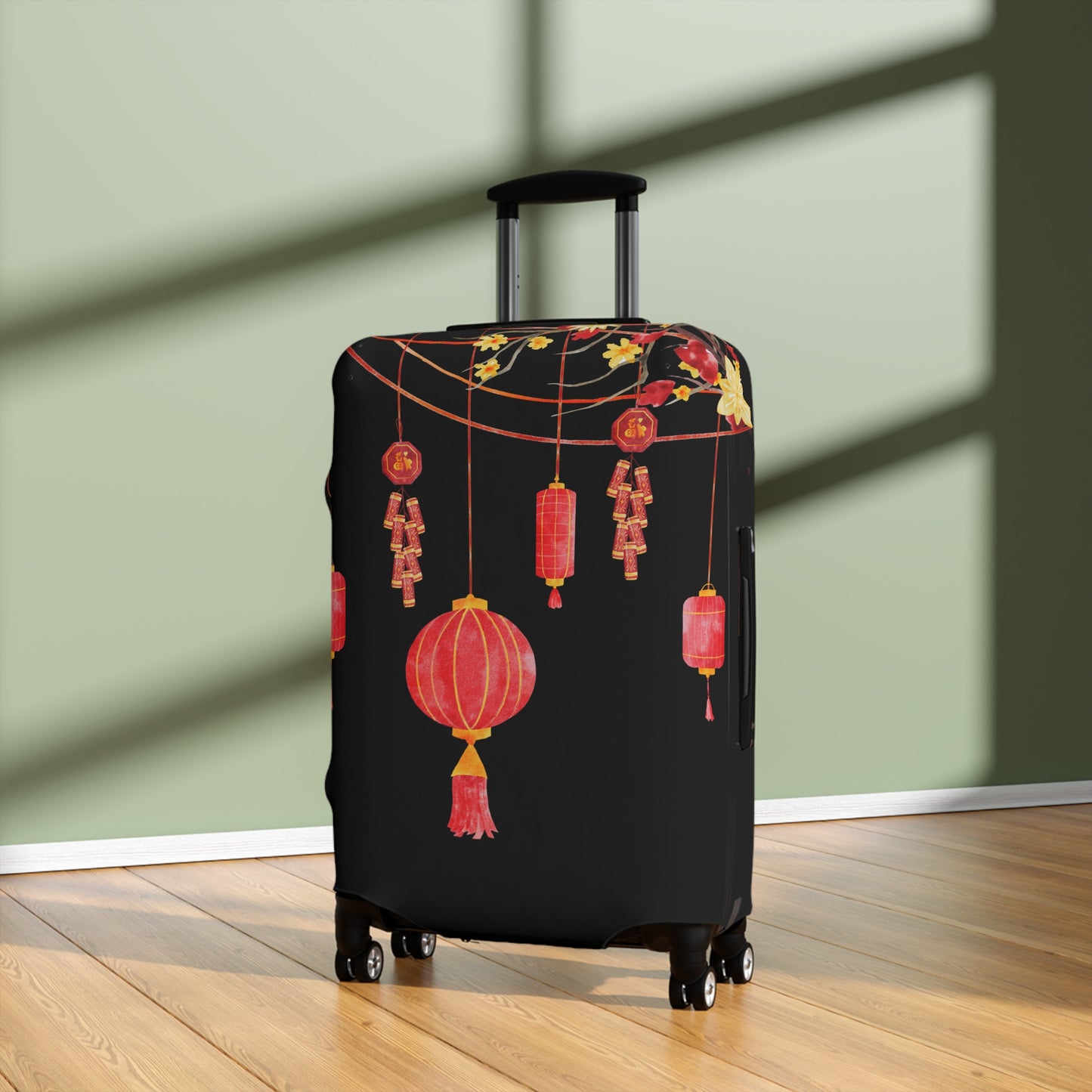 Chinese Paper Lanterns Luggage Cover