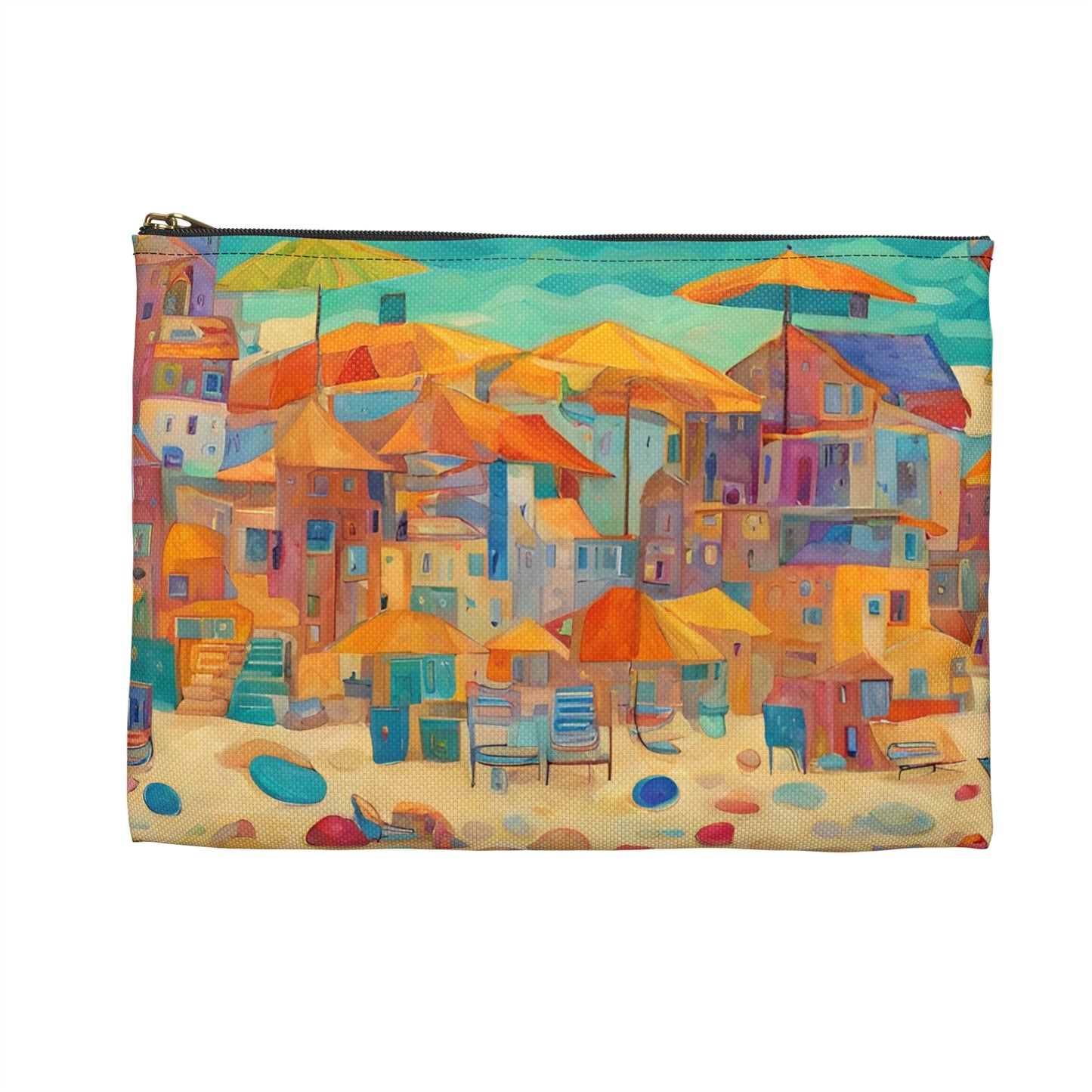 Seaside in Living Color Accessory Pouch