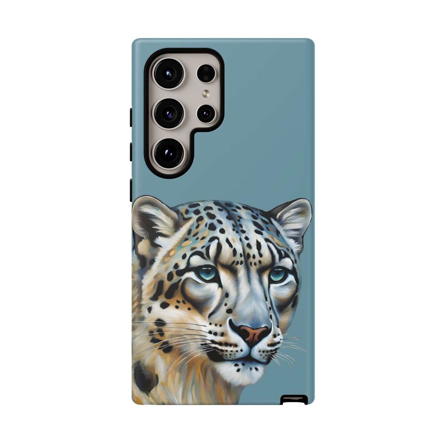 Snow Leopard iPhone Samsung Galaxy Google Pixel Tough Cases