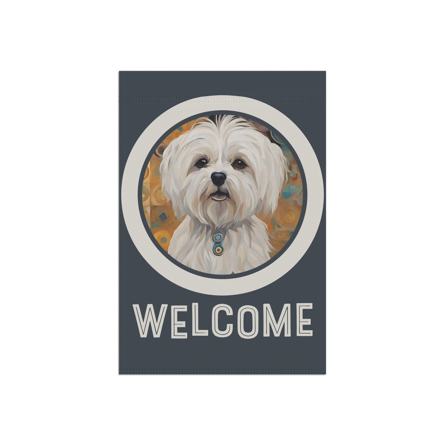 Maltese Welcome 2-Sided Garden & House Flag/Banner
