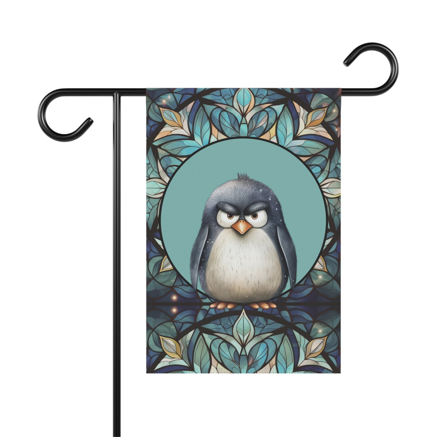 Mister Penguin 2-Sided Garden & House Flag/Banner