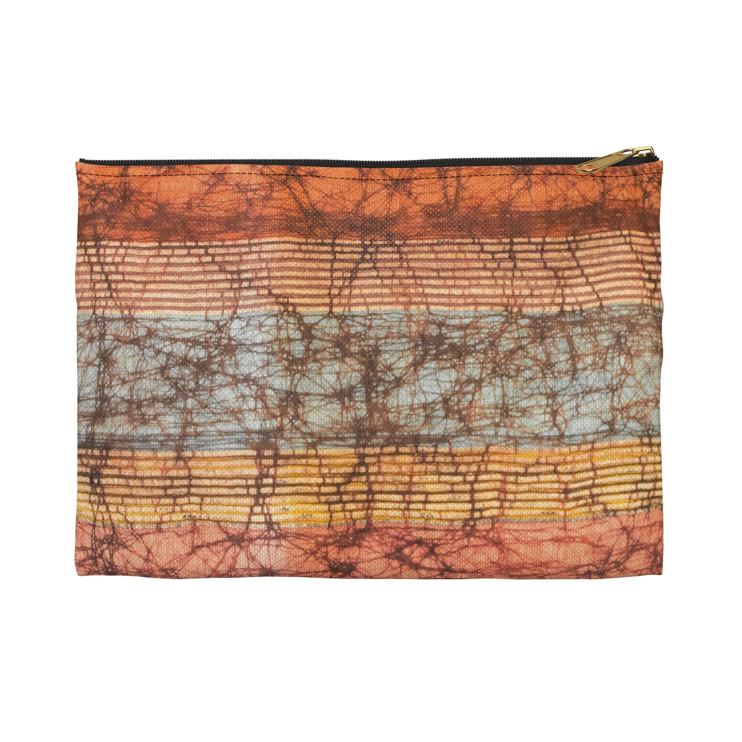 Batik in Browns Accessory Pouch