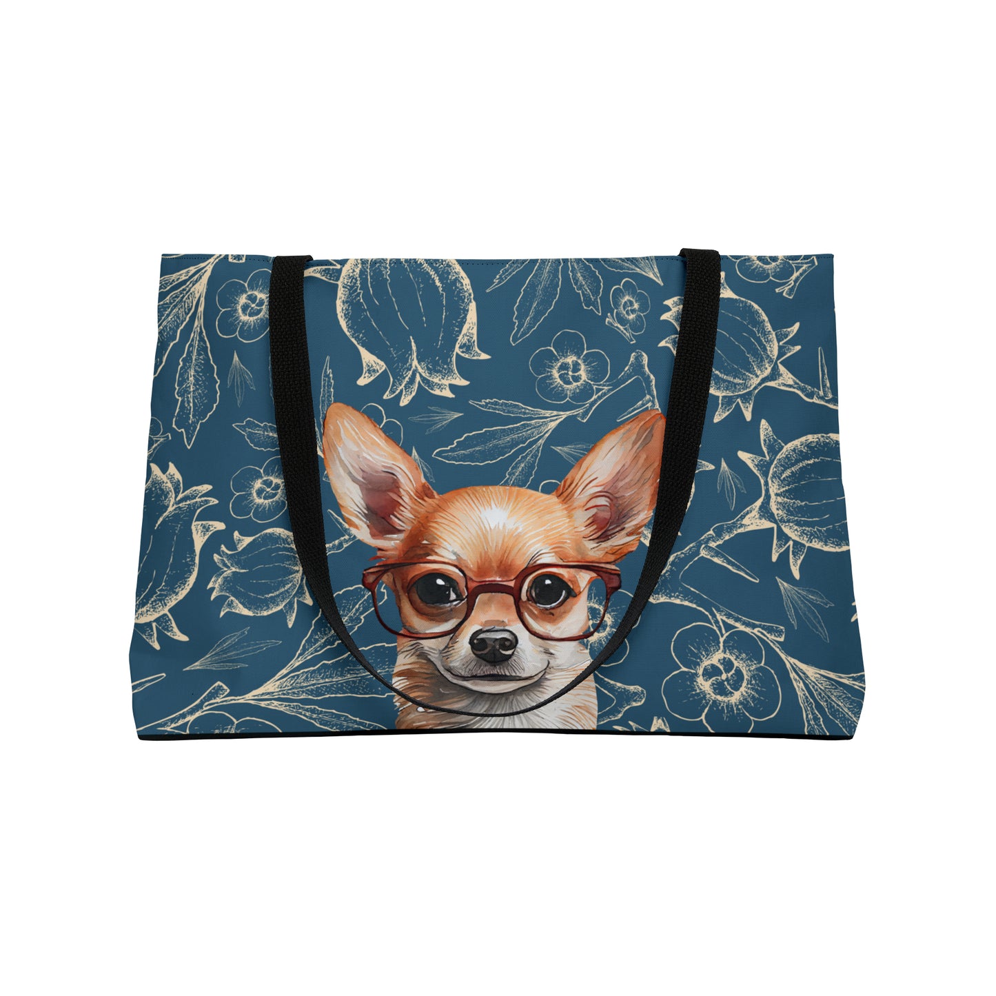 Chihuahua in Glasses Weekender Tote Bag