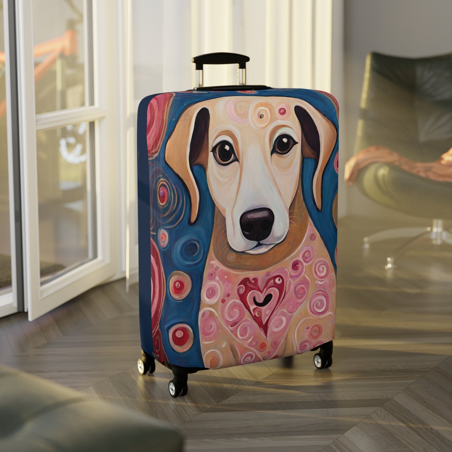 Love to Travel Luggage Cover ONLY