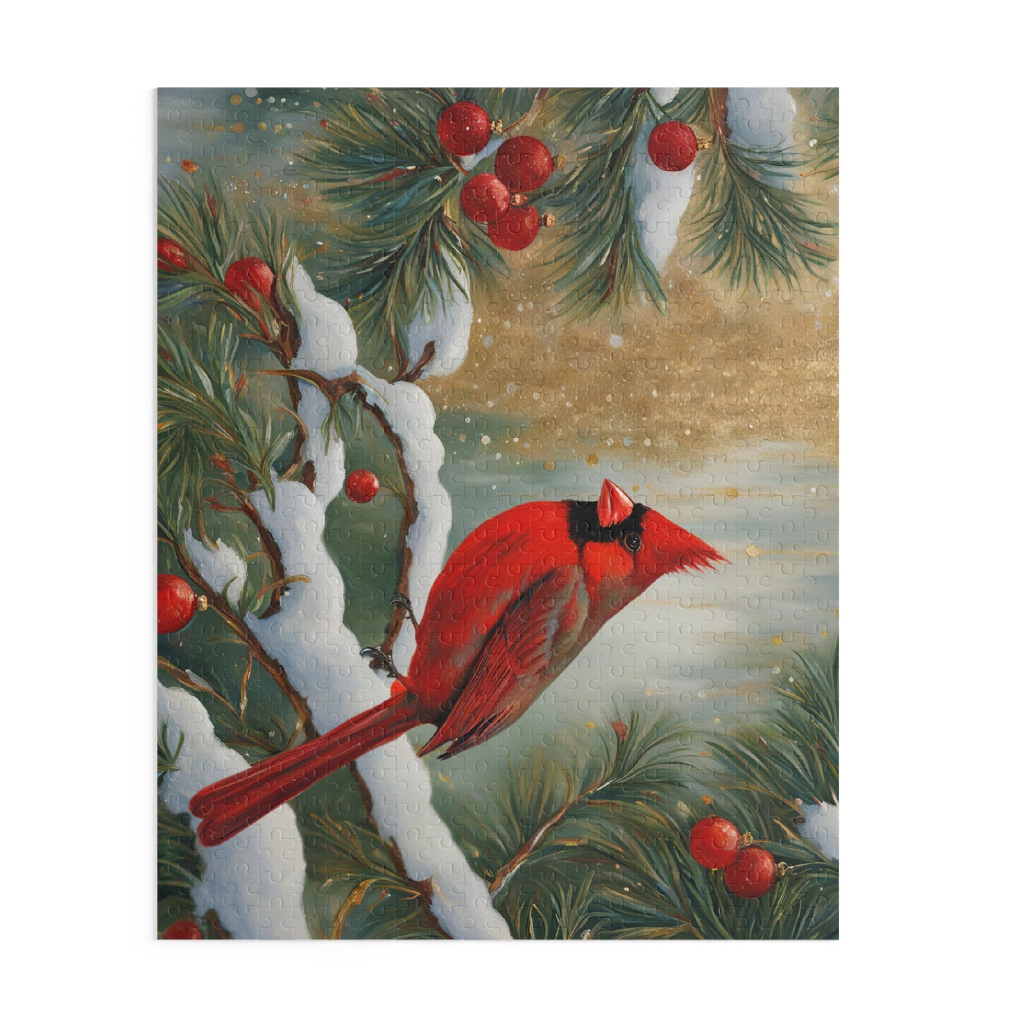 Holiday Cardinal Puzzle (500-Piece)