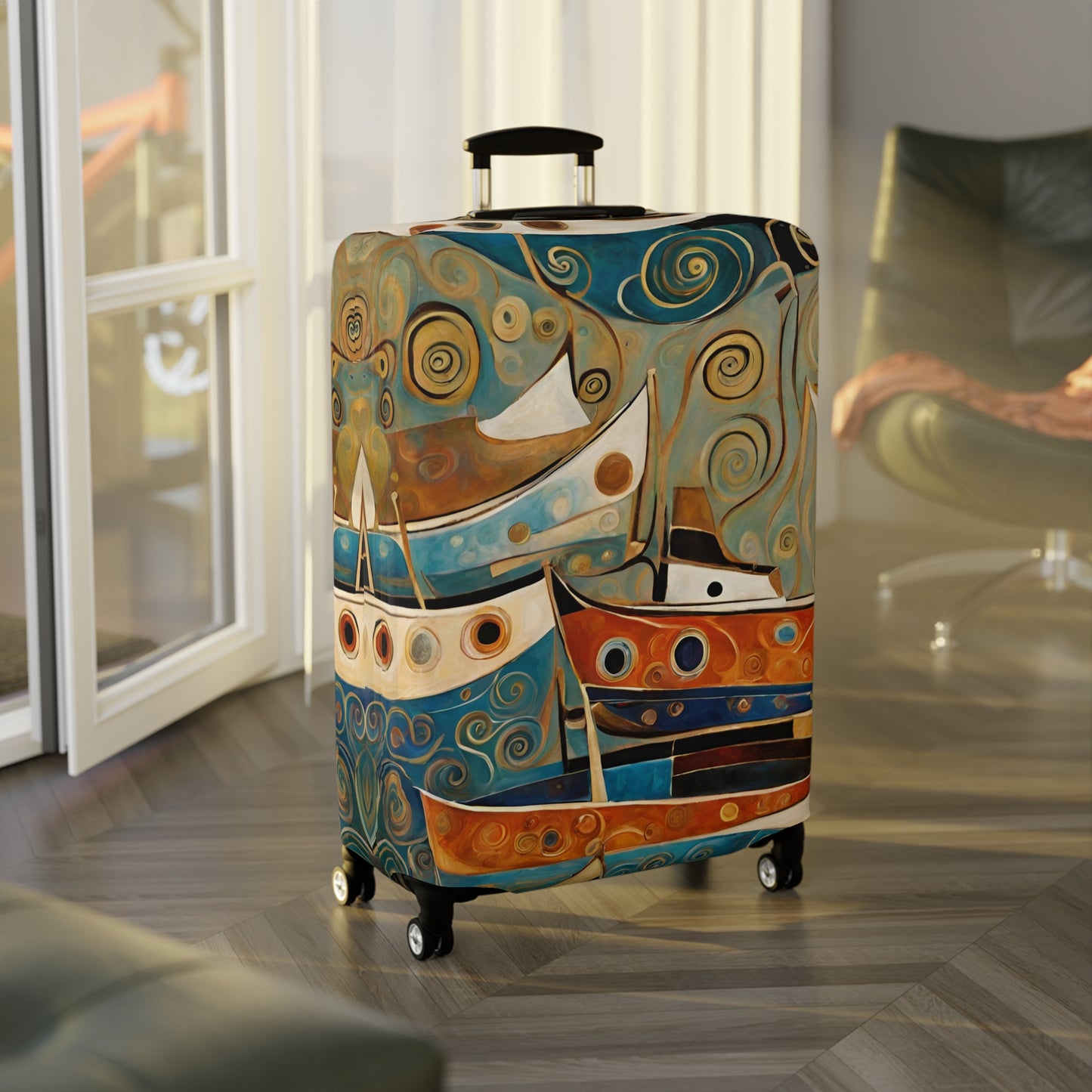 The Harbor Luggage Cover