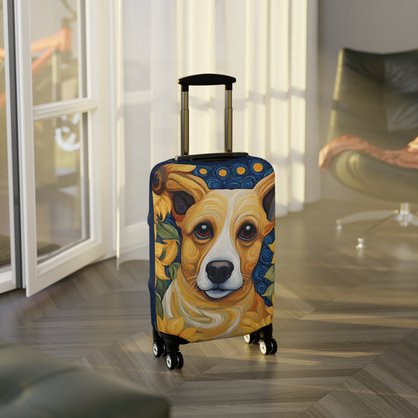 Sunflower Sam Luggage Cover ONLY