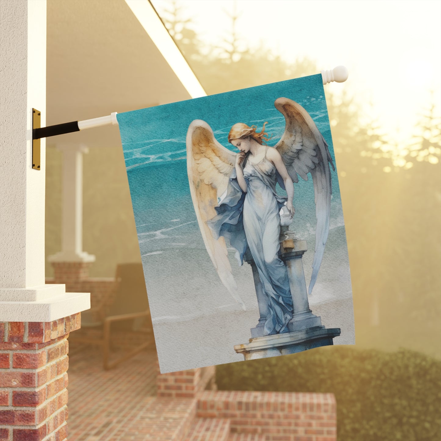 Beach Angel Garden & House Flag/Banner