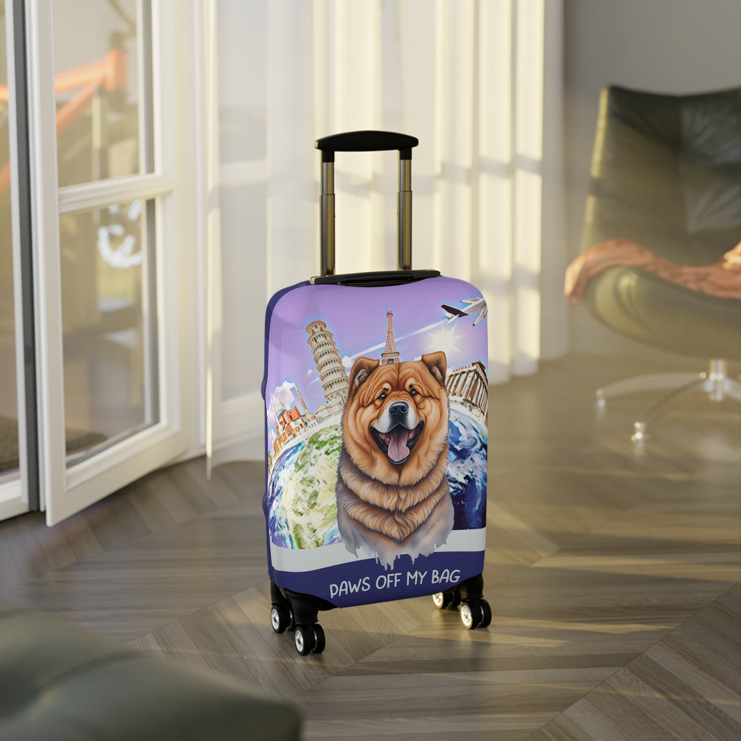 Chow Chow Paws Off My Bag Luggage Cover