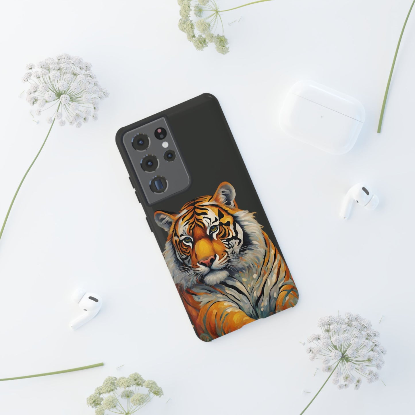 Tiger Wildlife iPhone Samsung Galaxy Google Pixel Tough Cases