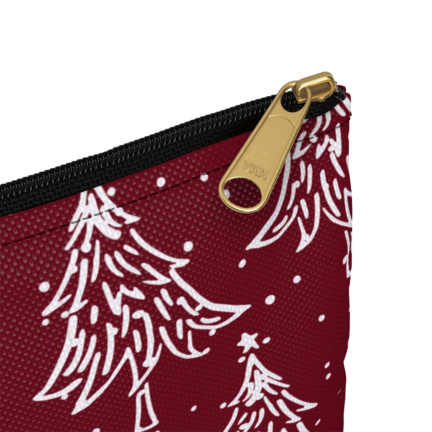 Christmas Trees for All Red Accessory Pouch