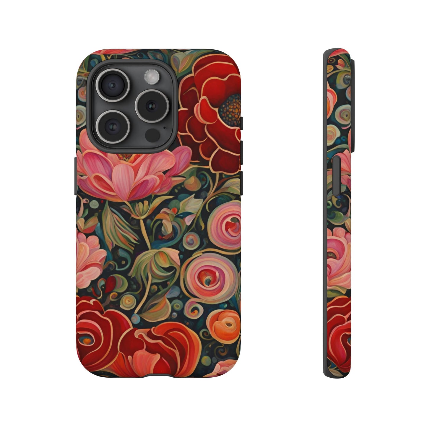 February Flowers iPhone Samsung Galaxy Google Pixel Tough Cases